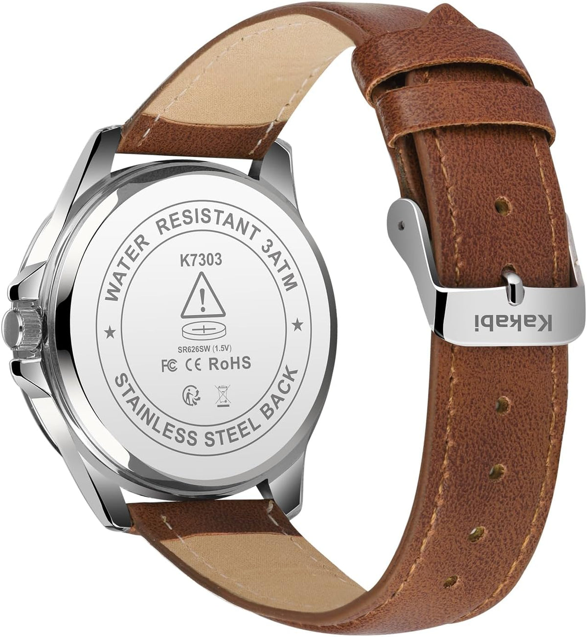 Watches for Men, Minimalist Leather Watch Classic Analog Quartz Date